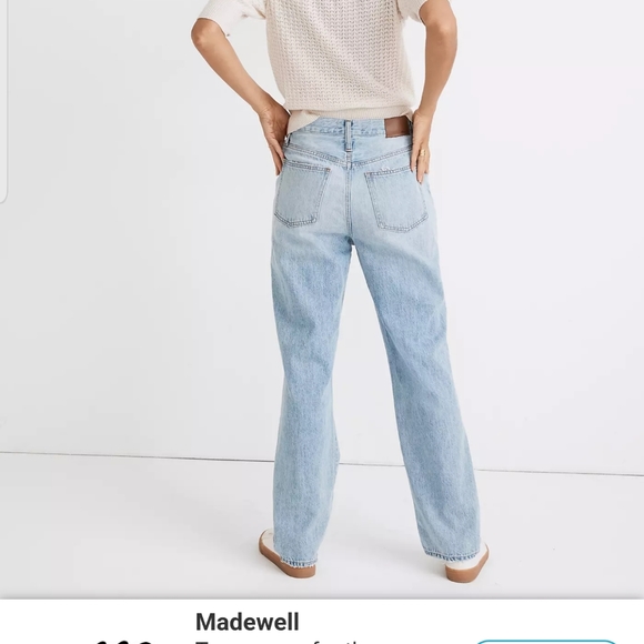 Madewell The Dadjean in Millman Wash: Ripped Edition baggy high rise 31 sn#AN341 - Picture 6 of 10